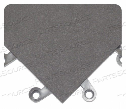 OEM#: 568.78X18X18CH-CS10WEARWELL ERGODECK SMOOTH SOLID 7/8 THICK 1.5 X 1.5 CHARCOAL - CASE OF 10 by Wearwell