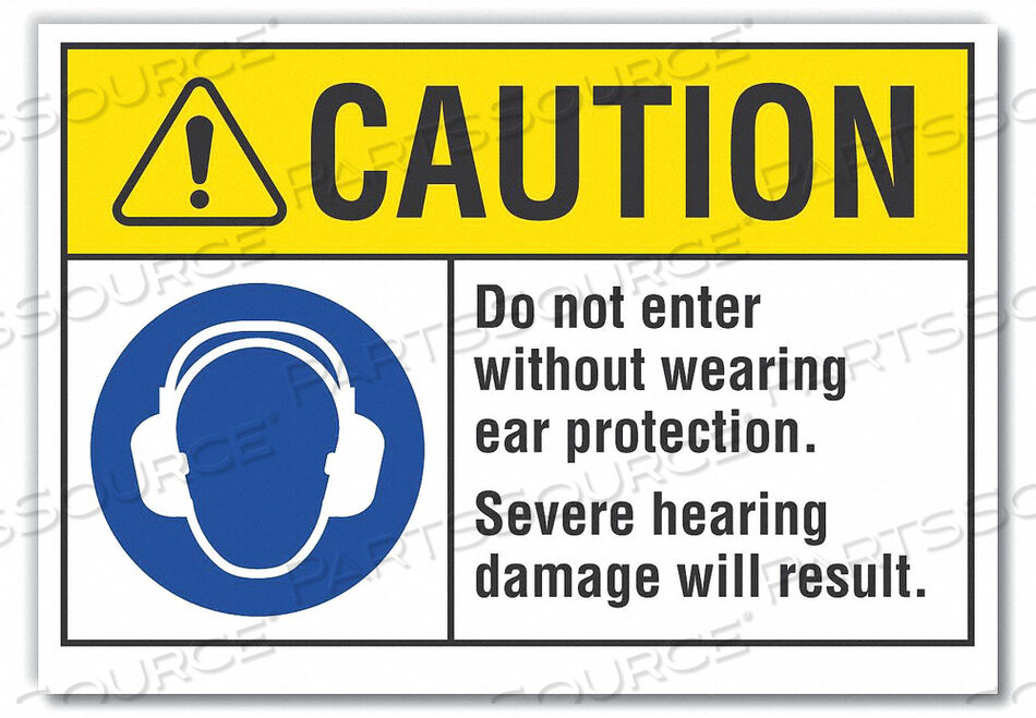 OEM#: LCU3-0058-RD_7X5CAUTION SIGN SELF-ADHESIVE VINYL 5 IN H by Lyle Signs Inc.