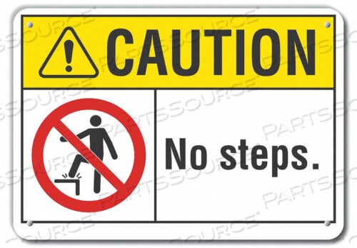 OEM#: LCU3-0084-RA_10X7CAUTION SIGN RECYCLED ALUMINUM 7 IN H by Lyle Signs Inc.
