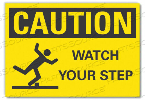 OEM#: LCU3-0145-RD_14X10CAUTION SIGN SELF-ADHESIVE VINYL 10 IN H by Lyle Signs Inc.