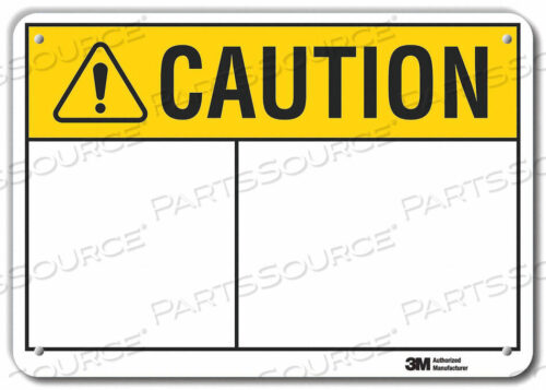 OEM#: LCU3-0199-RA_14X10CAUTION SIGN RECYCLED ALUMINUM 10 IN H by Lyle Signs Inc.