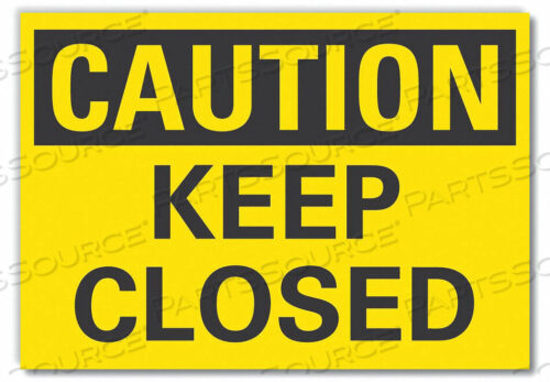 OEM#: LCU3-0213-RD_5X3.5CAUTION SIGN 3-1/2 X 5 VINYL by Lyle Signs Inc.