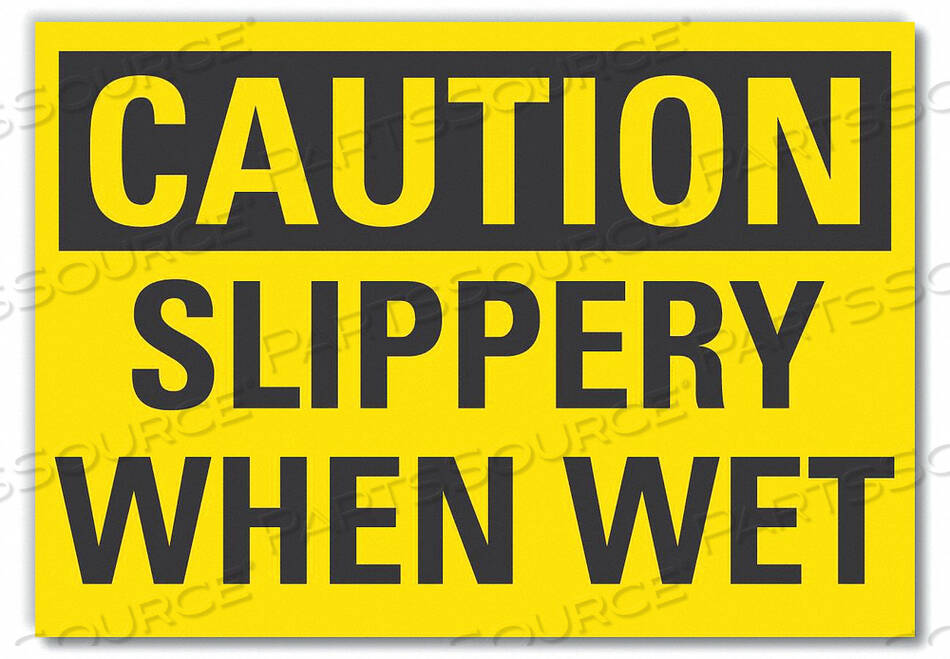OEM#: LCU3-0245-RD_7X5CAUTION SIGN SELF-ADHESIVE VINYL 5 IN H by Lyle Signs Inc.