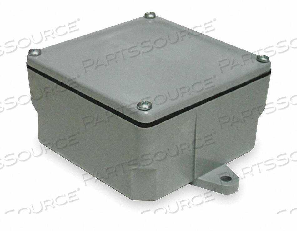 OEM#: 5133710SQUARE PVC JUNCTION BOX, 6.00 IN. L X 6.00 IN. W X 4.00 IN. D by Cantex