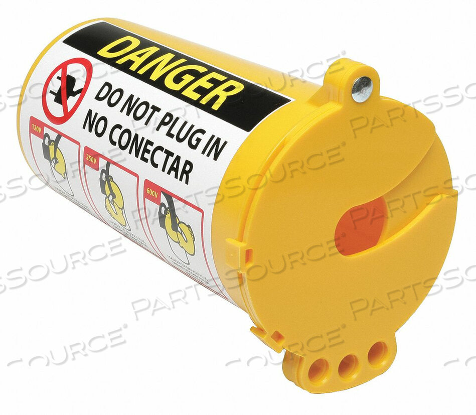OEM#: 5340-01-650-2639PLUG LOCKOUT YELLOW 6 D X 7-1/2 L by Ability One
