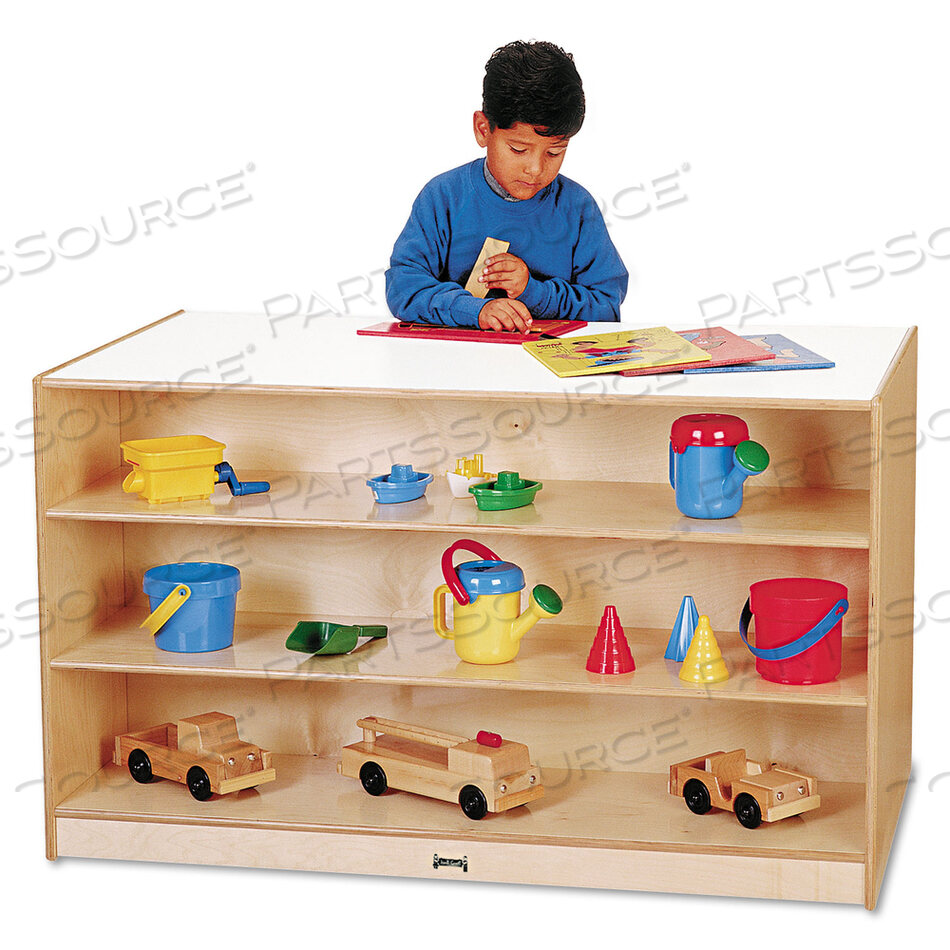 OEM#: 0441JCMOBILE STORAGE ISLAND, TWIN W/O TRAY, 48W X 29D X 29-1/2H, BIRCH PLYWOOD by Jonti-Craft Inc
