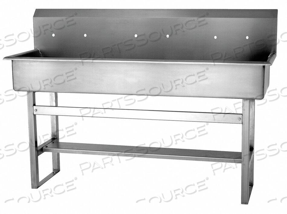 OEM#: 56F8WASH STATION 60 IN L 20 IN W 45 IN H by Sani-Lav