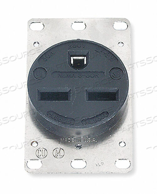 OEM#: HBL9330SINGLE, 30A, 250V, 2P, 3W by Hubbell Incorporated, Wiring Device-Kellums