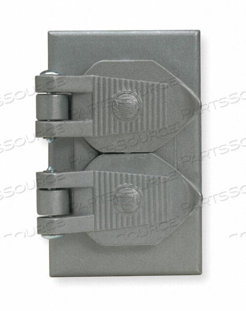 OEM#: HBL5205WOWEATHERPROOF DEVICE BOX COVER (1) DUPLEX RECEPT ALUMINUM DIE CAST by Hubbell Incorporated, Wiring Device-Kellums