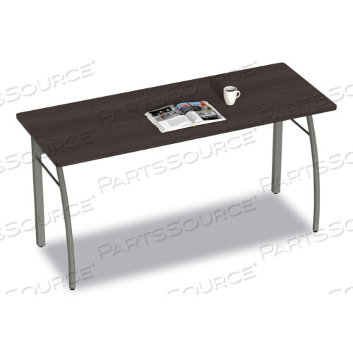 OEM#: TR742MOCTRENTO LINE RECTANGULAR DESK, 59.13 X 23.63 X 29.5, MOCHA by Linea Italia Inc