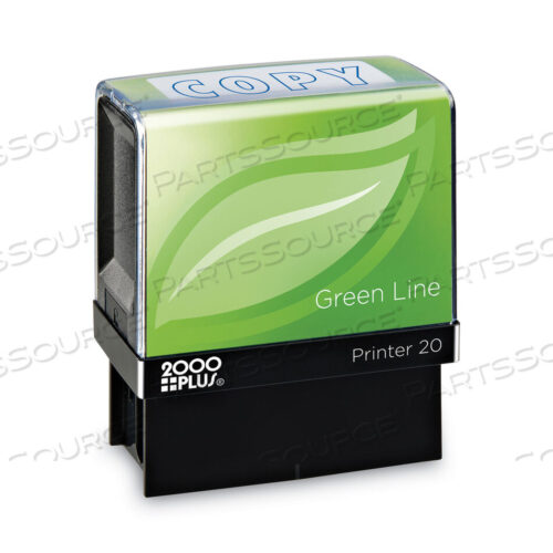 OEM#: 098367GREEN LINE MESSAGE STAMP, COPY, 1.5 X 0.56, BLUE by 2000Plus