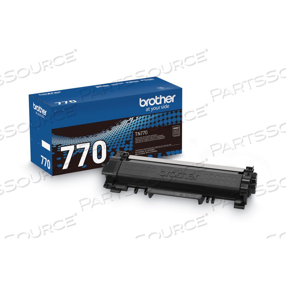 Replaces Brother TN770TONER CARTRIDGE, REPLACEMENT FOR BROTHER HL-L2370DW, MFC-L2750DW SUPER HIGH YIELD TONER CARTRIDGE
