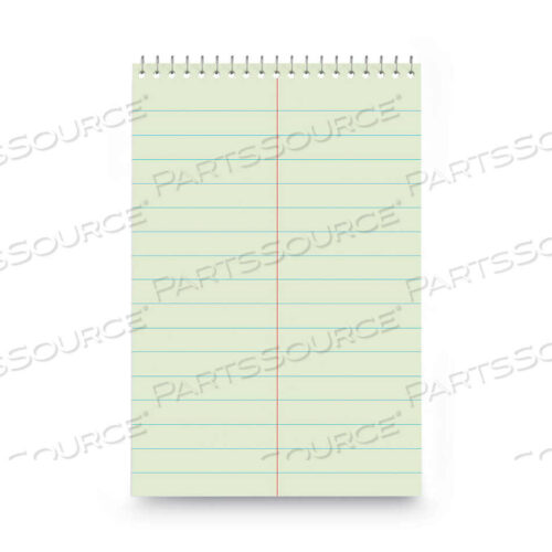 OEM#: UNV76610STENO PADS, PITMAN RULE, RED COVER, 60 GREEN-TINT 6 X 9 SHEETS by Universal