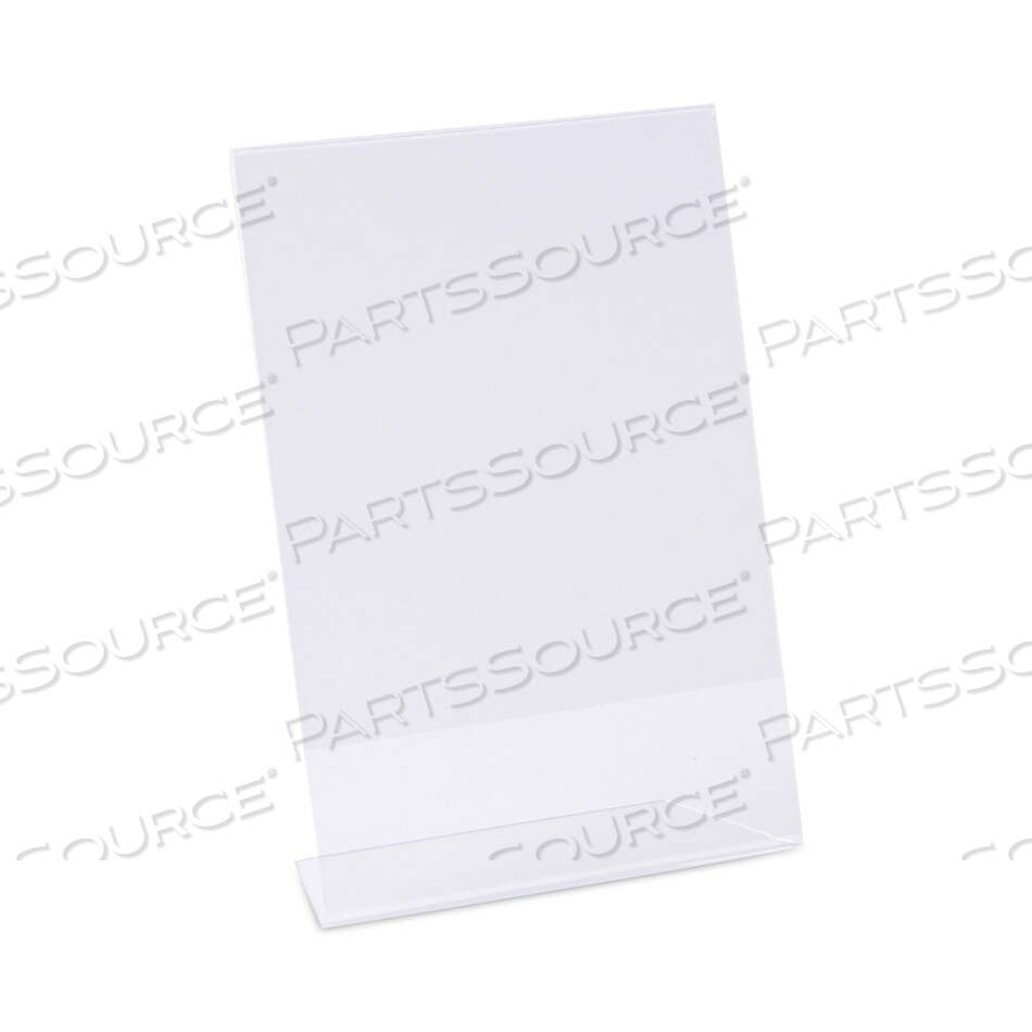 OEM#: UNV76850CLEAR L-STYLE FREESTANDING FRAME, 5 X 7 INSERT, 3/PACK by Universal