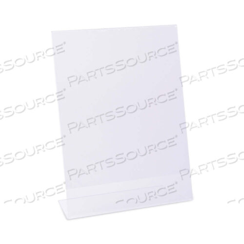 OEM#: UNV76852CLEAR L-STYLE FREESTANDING FRAME, 8.5 X 11 INSERT, 3/PACK by Universal
