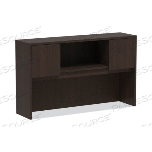OEM#: VA286015ESALERA VALENCIA SERIES HUTCH WITH DOORS, 4 COMPARTMENTS, 58.88W X 15D X 35.38H, ESPRESSO by Alera