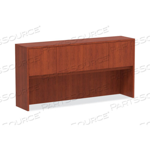 OEM#: VA287215MCALERA VALENCIA SERIES HUTCH WITH DOORS, 4 COMPARTMENTS, 70.63W X 15D X 35.38H, MEDIUM CHERRY by Alera