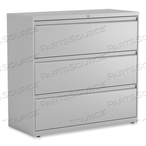 OEM#: 25506LATERAL FILE, 3 LEGAL/LETTER/A4/A5-SIZE FILE DRAWERS, LIGHT GRAY, 42 X 18.63 X 40.25 by Alera