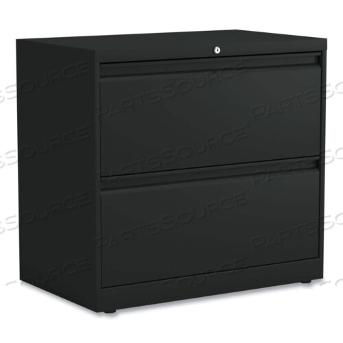 OEM#: 25479LATERAL FILE, 2 LEGAL/LETTER-SIZE FILE DRAWERS, BLACK, 30 X 18.63 X 28 by Alera