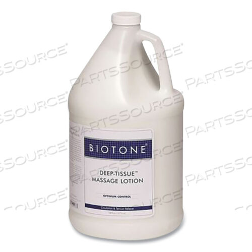 DEEP TISSUE MASSAGE LOTION, 0.5 GAL BOTTLE, UNSCENTED