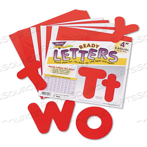 OEM#: T79902READY LETTERS CASUAL COMBO SET, RED, 4H, 182/SET by Trend
