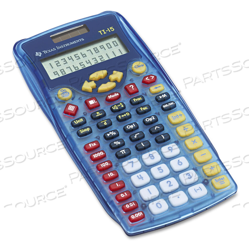 OEM#: 15/PWB/2L1/ATI-15 EXPLORER ELEMENTARY CALCULATOR, 11-DIGIT LCD by Texas Instruments