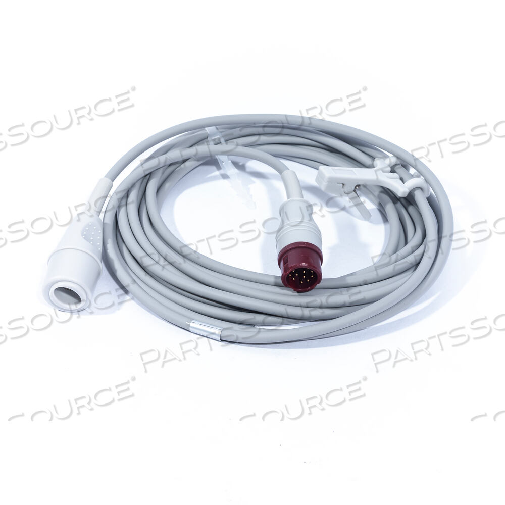 Replaces Mindray North America 0010-21-1217912 PIN EDWARDS IBP CABLE