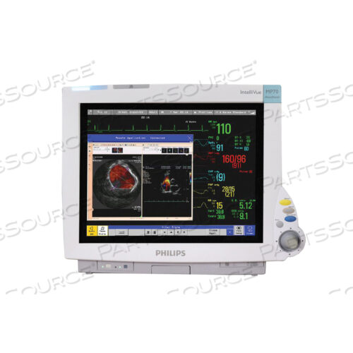INTELLIVUE MP60 PATIENT MONITOR, 6 WAVES, SOFTWARE GENERAL / INTENSIVE CARE-B, NO BATTERY OPTION