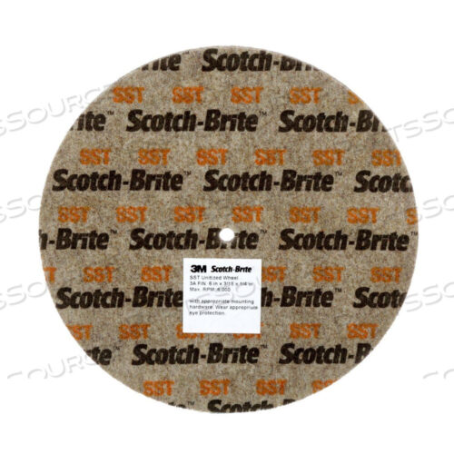 OEM#: 70103093477010309347 SCOTCH-BRITE™ WHEEL, UNITIZED, 12 INCH DIA, AO, 1 INCH ARBOR by 3M Consumer