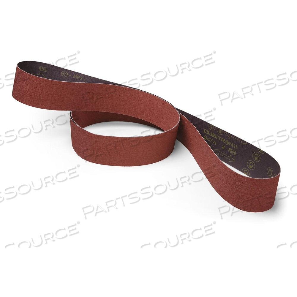 OEM#: 70103257987010325798 3M™ CUBITRON™ II 947A BELT, COATED, 11 INCH L, 1 INCH W, 120 GRIT by 3M Consumer