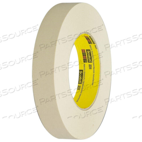 OEM#: 70103121187010312118 3M™ PAINT 231/231A MASKING TAPE, TAN, 1 1/2 INCH W, 60 YD L, RUBBER by 3M Consumer