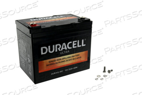 OEM#: DURA12-35C12V 35AH SLA BATTERY WITH FEMALE PORT by Duracell