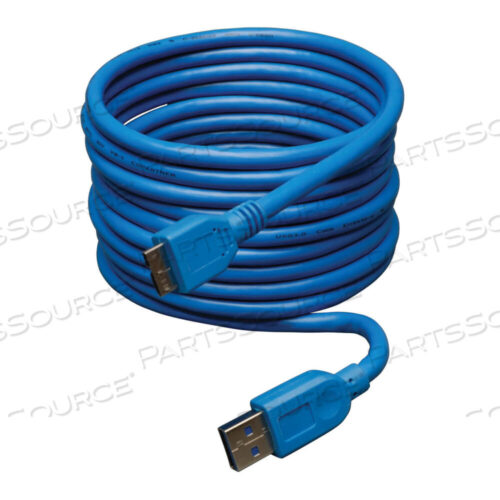 OEM#: U326-01010FT USB 3.0 SUPERSPEED DEVICE CABLE A MALE TO MICRO B MALE 10 by Tripp Lite
