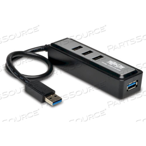 OEM#: U360-004-MINIUSB 3.0 SUPERSPEED HUB, 4 PORTS, BLACK by Tripp Lite