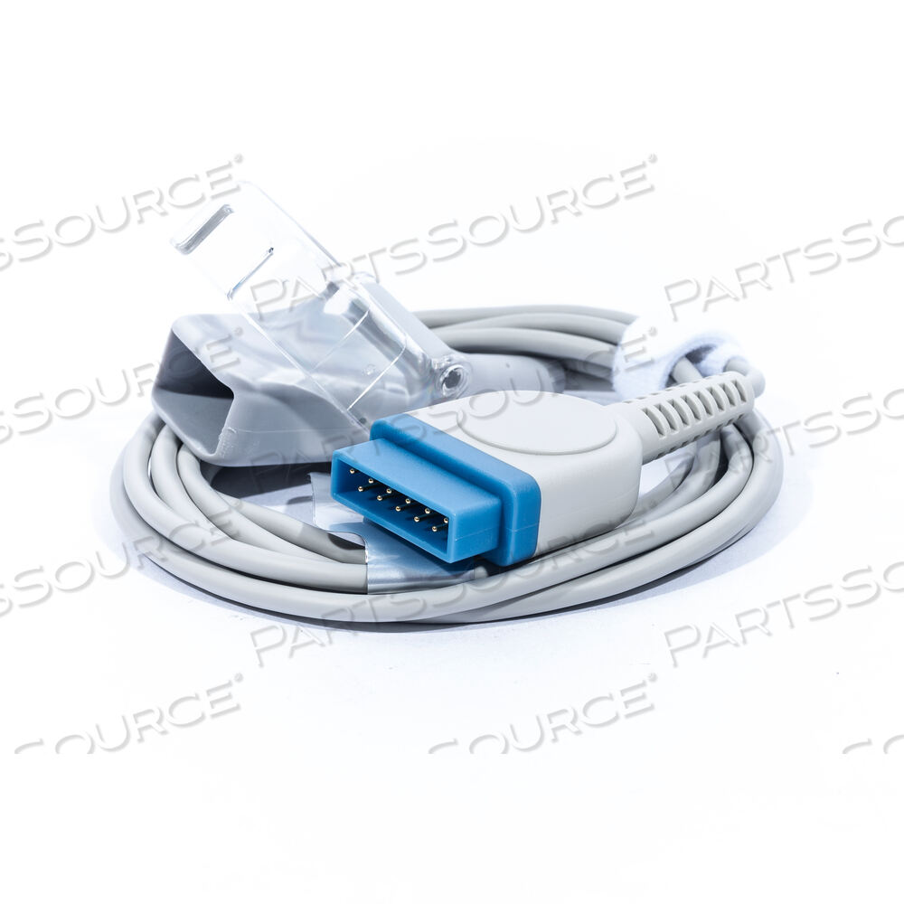 Replaces GE Medical Systems Information Technology (GEMSIT) E9004DE10 FT SPO2 ADAPTER CABLE
