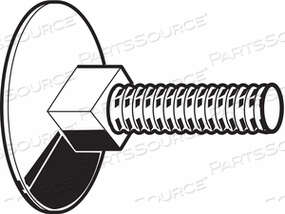 OEM#: U08361.037.0200ELEVATOR BOLT FLAT 3/8IN-16 2INL PK10 by Fabory