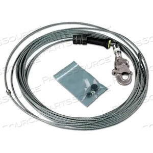 OEM#: 39001113900111 DBI-SALA® SEALED-BLOK™ STAINLESS STEEL CABLE ASSEMBLY WITH HOOK, 85 FT by 3M Consumer