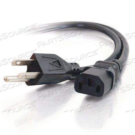 OEM#: 0948215FT 18 AWG NEMA 5-15P - C13 UNIVERSAL POWER CORD - BLACK by Legrand AV (C2G)
