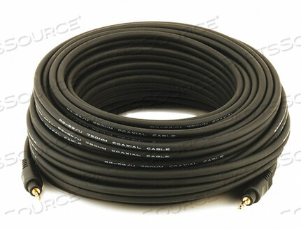 OEM#: 5583A/V CABLE 3.5MM M/M CABLE BLACK 50FT by Monoprice, Inc.