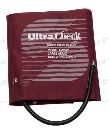 OEM#: US3242MHP-05ULTRACHECK NYLON REUSABLE BP CUFFS, LARGE ADULT 32 - 42 CM, SINGLE TUBE, THREADED SCREW, 5/BAG by Spacelabs Healthcare