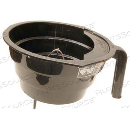 OEM#: 22735.0000FUNNEL ASSEMBLY, BLACK W/BYPASS by Bunn