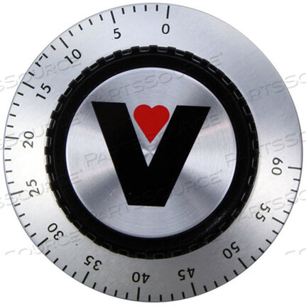 OEM#: 00-881669-00010KNOB,60 MINUTE TIMER 60 HZ by Vulcan Technologies