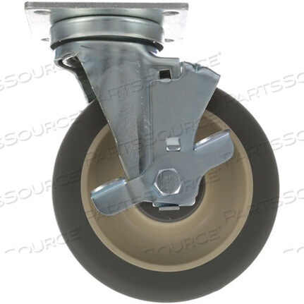 Replaces Hobart Corporation 00-497001-00002PLATE MNT CASTR W/BRK 5 W 3-1/2 X 3-1/2