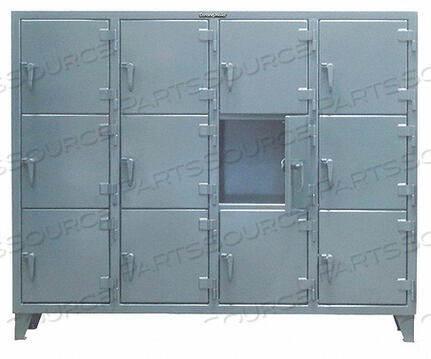 OEM#: 55-18-3TMTWRDRB LOCKR SOLID 3 WIDE 3 TIER GRAY by Strong Hold