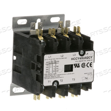 Replaces Vulcan Technologies 00-346466-00014CONTACTOR4P 30/40A 208/240V