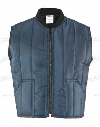 OEM#: 0912RNAVMEDINSULATED VEST M NAVY POLYESTER UNISEX by RefrigiWear