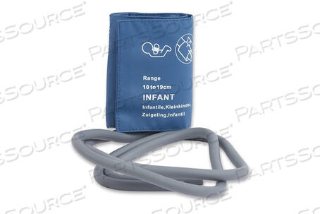 Replaces GE Medical Systems Information Technology (GEMSIT) 002200REUSABLE NIBP CUFF INFANT DUAL TUBE HOSE 8 - 13 CM BAG OF 1