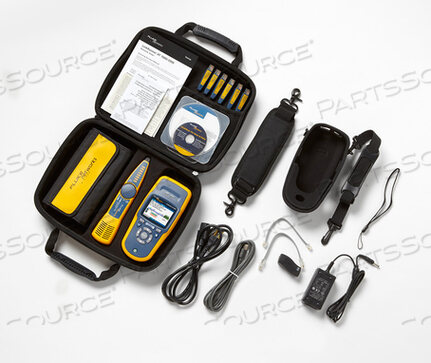 OEM#: LRAT-2000-KITETHERNET NETWORK TEST KIT, 32 TO 113 DEG F, 9 TO 264 VAC, 15 VDC, 1.2 A, 48 TO 62 HZ, 3 W, 3.5 X 7.8 X 1.9 IN by Fluke Electronics Corp (Industrial Div.)