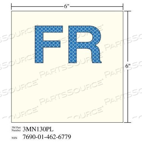 OEM#: 701030255251138-38858 3M PHOTOLUMINESCENT FILM 6900,SHIPBOARD SIGN 3MN130PL,6X 6,FR by 3M Consumer