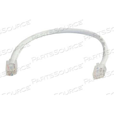 OEM#: 04241PATCH CABLE, 6 MM, 24 AWG CABLE, PVC, WHITE, RJ-45 MALE, RJ-45 MALE, 4 PAIR CONDUCTORS, 30 V, CAT6, 75 DEG C, MEETS CE by Legrand AV (C2G)